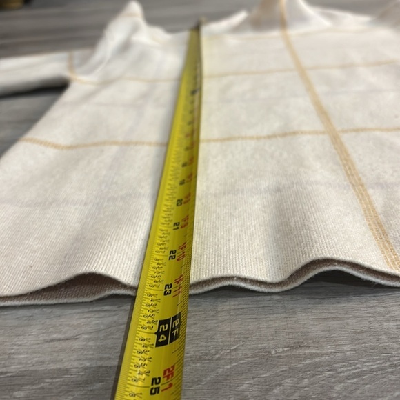 ANTHROPOLOGIE IVANNA LIZZIE MOCK NECK PLAID WINDOWPANE
SWEATER -XS - Picture 4 of 7